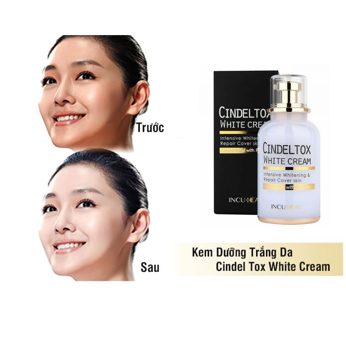 [CHÍNH HÃNG - GIÁ SỈ] Kem Truyền trắng da Cindel tox White Cream Hàn Quốc 50ml