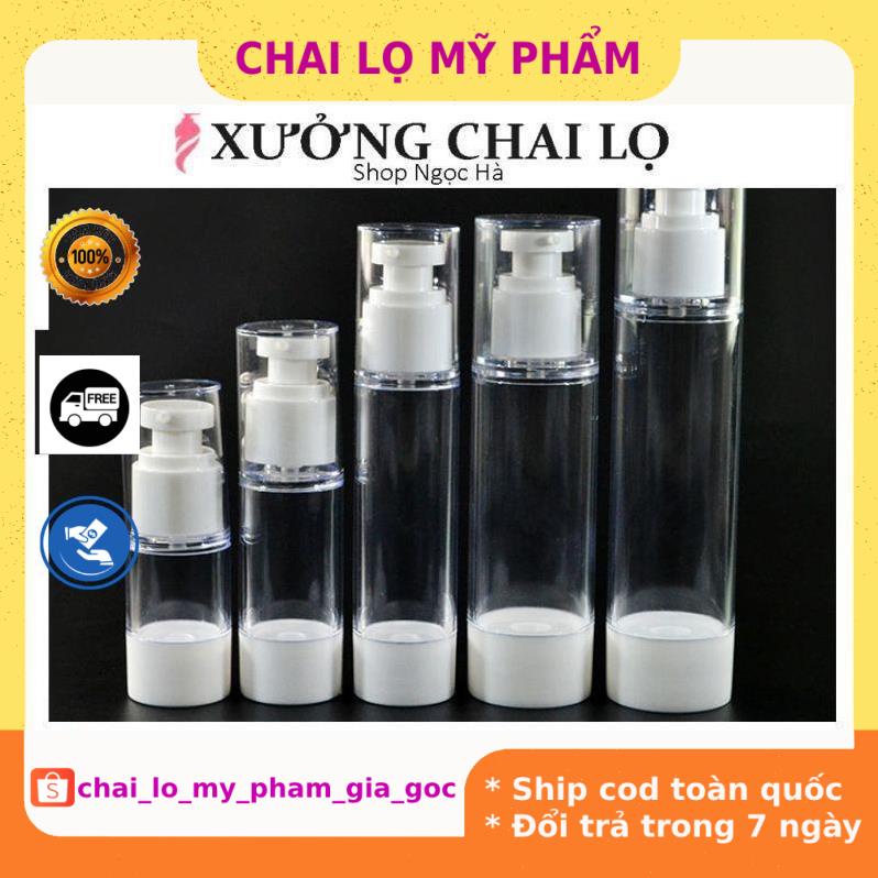 Chai Chiết Mĩ Phẩm ❤ GIÁ TỐT NHẤT ❤ Chai nhựa xịt giọt hút chân không 30ml chiết mỹ phẩm , phụ kiện du lịch