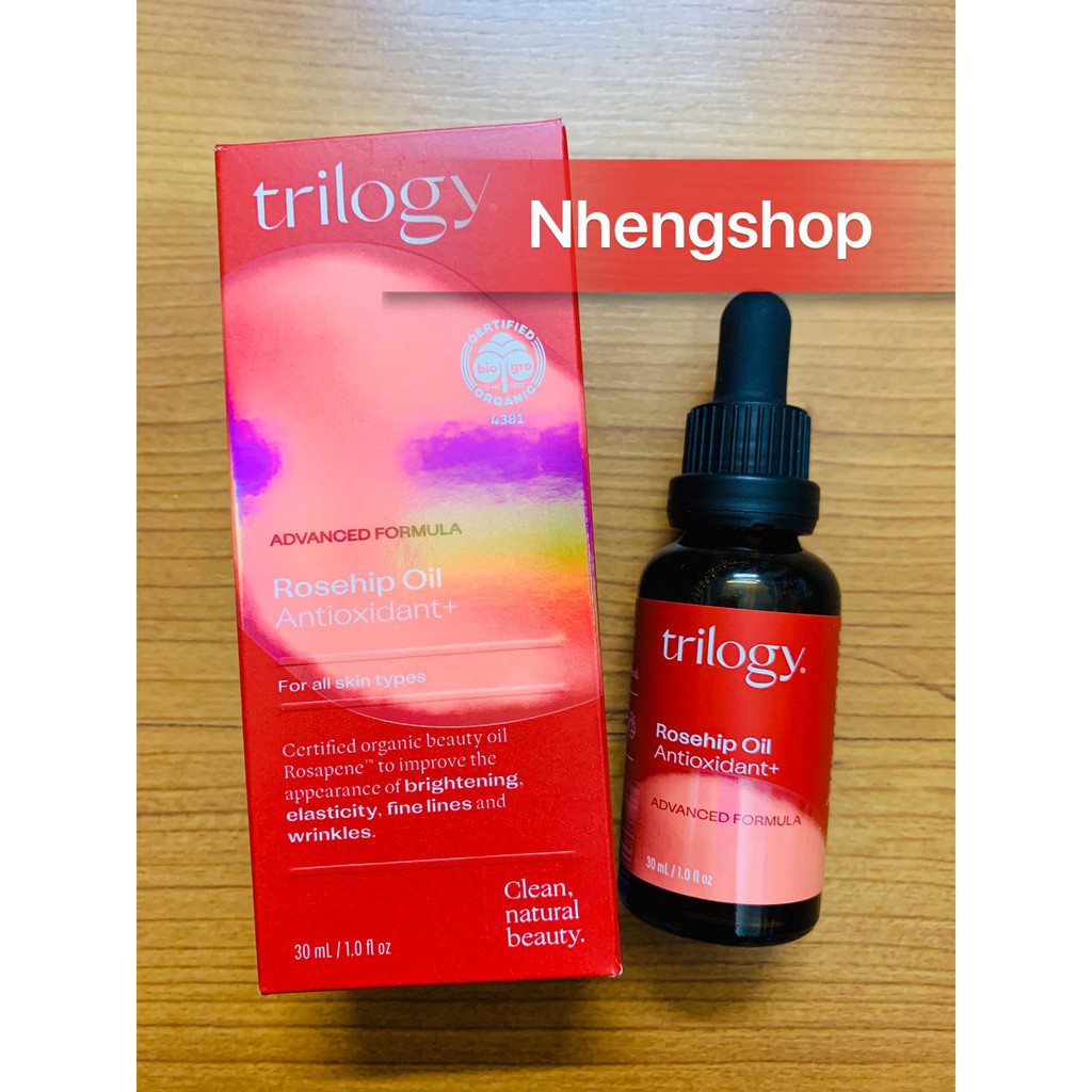 [Full 30ml] Dầu dưỡng Trilogy Rosehip Oil Antioxidant+