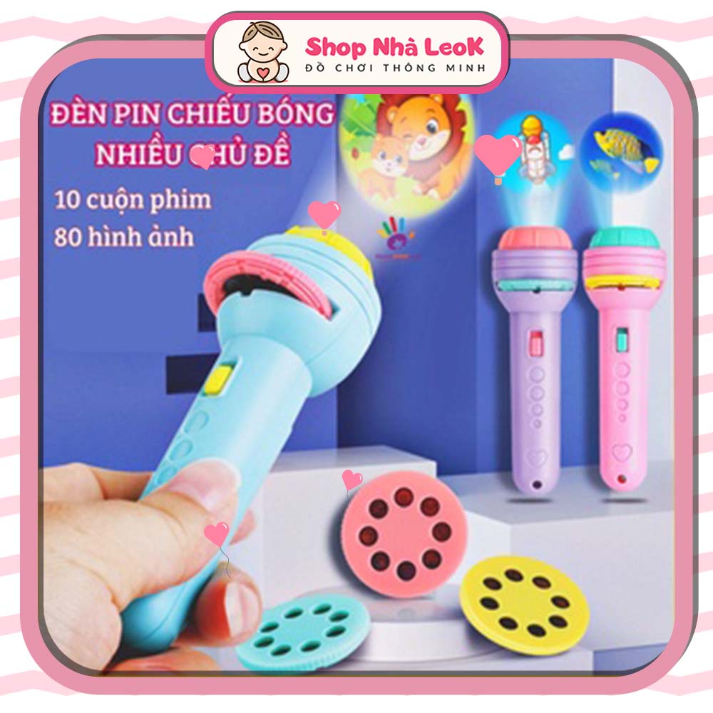 Đèn Pin Chiếu 80 Hình Ảnh Cho Bé Thoả Thích Khám Phá Hoa Quả, Động Vật, Phương Tiện - 53483950_18331082987