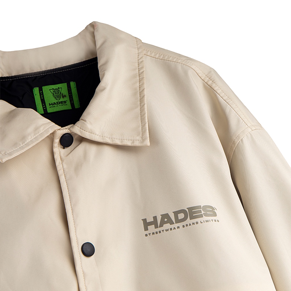 Áo Khoác Vải Dù Tay Dài Unisex HIGHBOY COACH - HADES Brand Chính Hãng