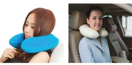 GỐI CỔ DU LỊCH ( mút cao su non )