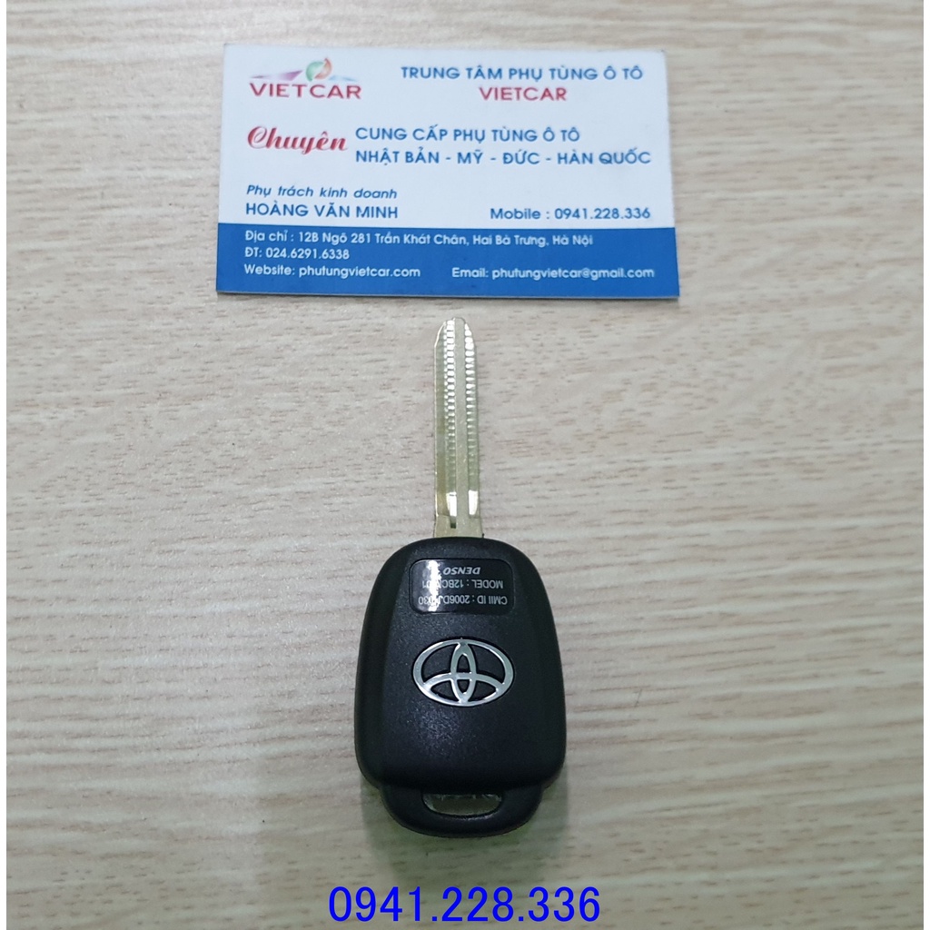 Vỏ chìa khóa Toyota Vios, Yaris 2015-2020