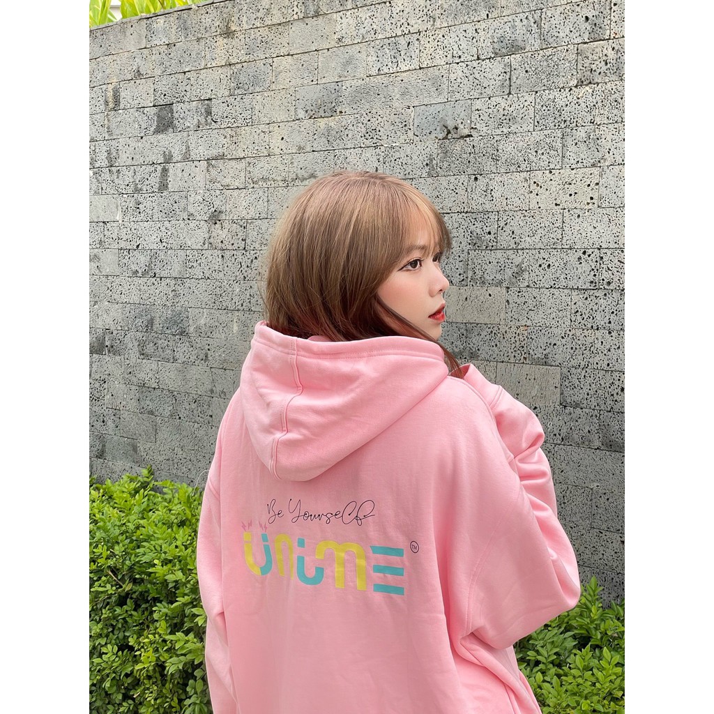 Áo khoác dây kéo Unime Hoodie Zip Flex 1.0 - Màu hồng | BigBuy360 - bigbuy360.vn
