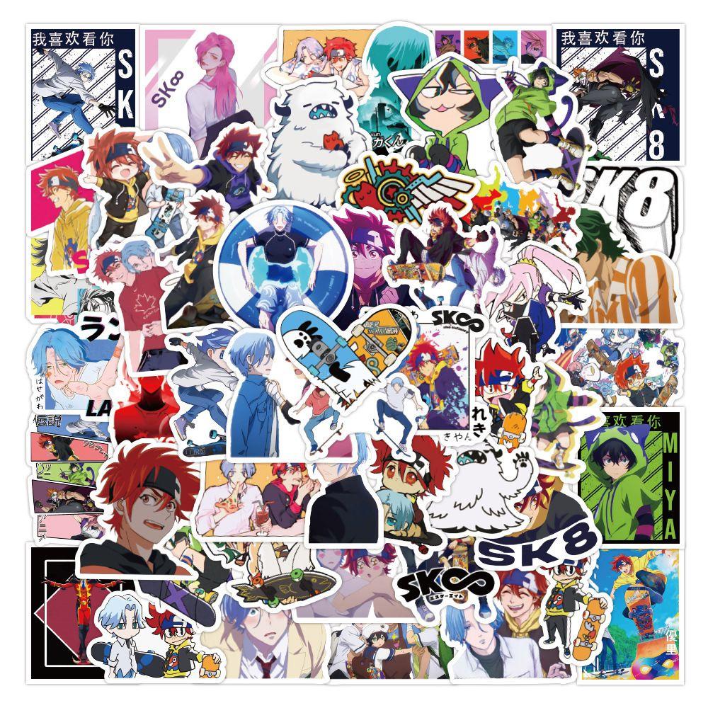 Miếng Dán PVC Chống Nước Họa Tiết Hoạt Hình PATRICIA SK8 Cổ Điển Trang Trí Điện Thoại / Sổ Tay / Ván Trượt