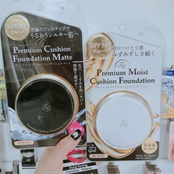 Phấn nước Tiara Girl Premium Cushion Foundation Nhật Bản