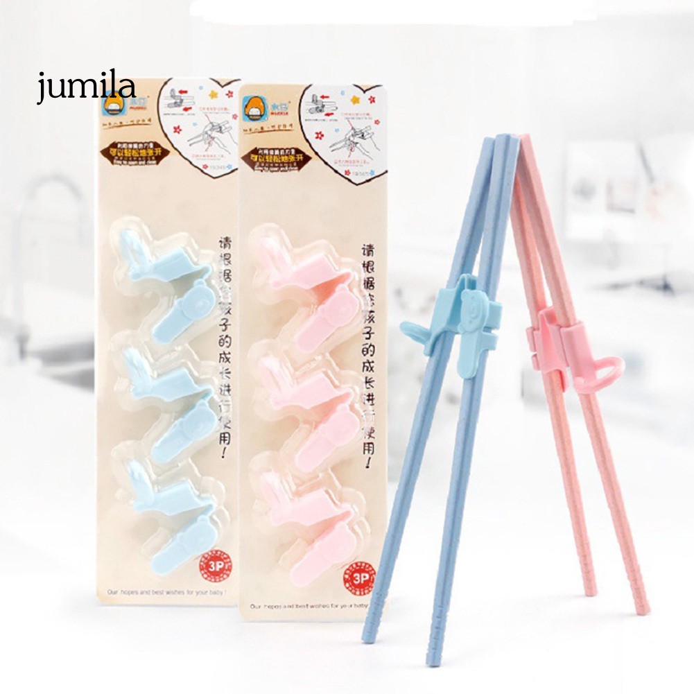 Set 3 Đôi Đũa Tập Ăn Cho Bé