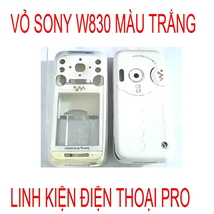 VỎ SONY W830 MÀU TRẮNG