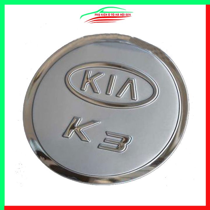 Ốp nắp xăng Kia K3 2012-2020 mạ crom bảo vệ chống trầy trang trí ô tô