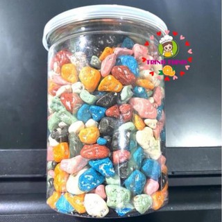 Lon 480g kẹo sỏi socola