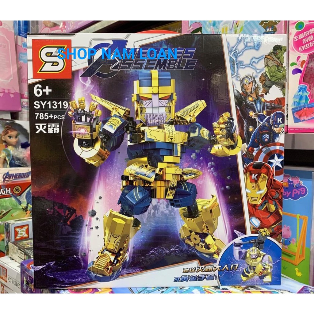 ĐỒ CHƠI LẮP RÁP ROBOT SIÊU ANH HÙNG SY1319 HEROES ASEMBLE CÓ 785 CHI TIẾT