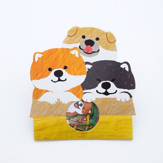 Sticker dán cute sticker dán hình chó shiba