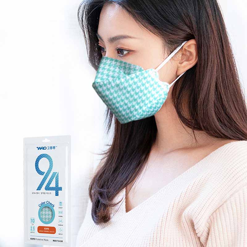 [TÚI 10 CHIẾC]Khẩu trang Hàn Quốc 3D thoáng khí, chống bụi thời trang Khẩu trang in hình dễ thương Kf94 x Mask luun1