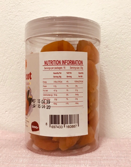 Mơ Sấy Dẻo Thổ Nhĩ Kỳ 500g | BigBuy360 - bigbuy360.vn