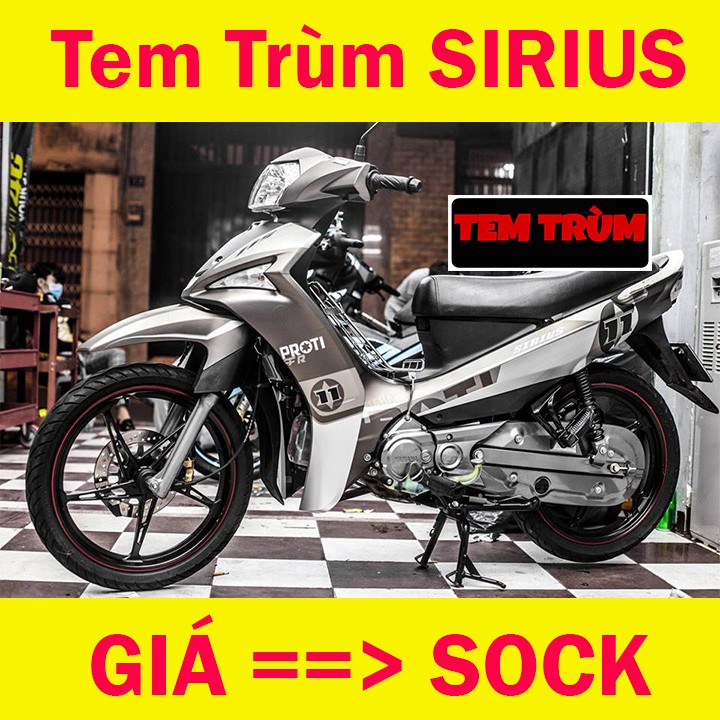 Tem Trùm Sirius Xám Trắng