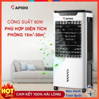 Quạt điều hòa Rapido FRESH 6000D _ Bảo hành chính hãng tới 12 tháng , Tặng 2 cục đá khô , 4 Bánh xe , Bảo hành tại nhà