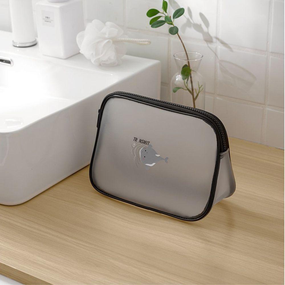 OCEANMAP Túi Đựng Mỹ Phẩm Trong Suốt Chống Thấm Nước Có Khóa Kéo Tiện Dụng Mang Theo Du Lịch