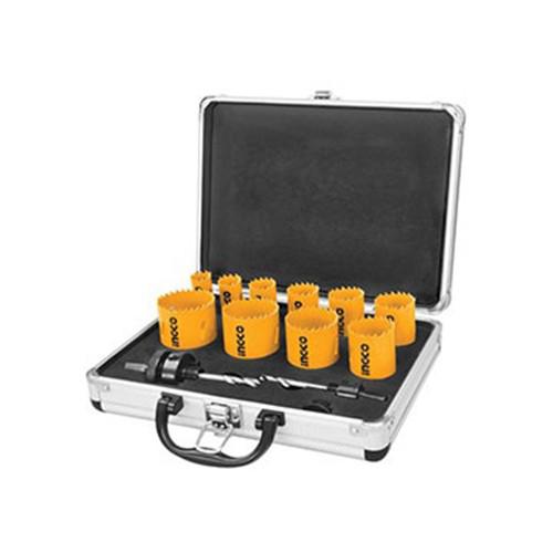 Bộ mũi khoét kim loại 12 chi tiết ingco akh0121
