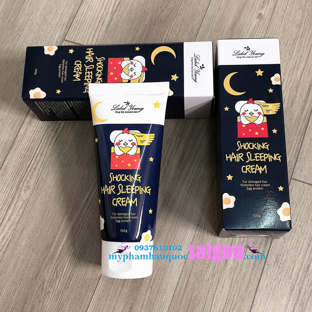 [Cam Kết Chuẩn Auth] Kem dưỡng tóc Label Young Shocking Hair Sleeping Cream