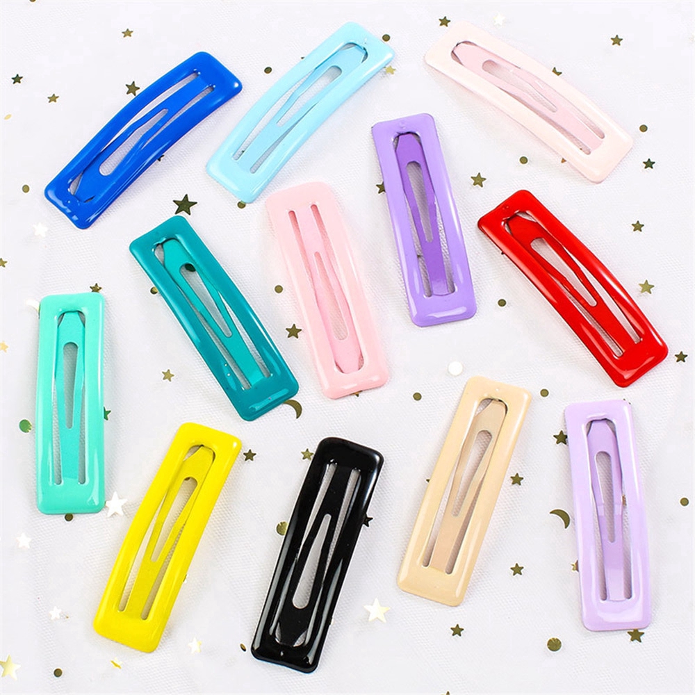 Set 20 kẹp tóc hình vuông phong cách Hàn Quốc