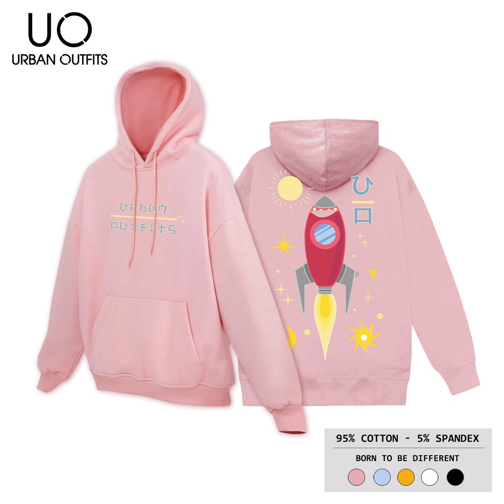Áo Hoodie Nam Nữ Form Rộng URBAN OUTFITS In Tàu Con Thoi UO HOO16 Chui Đầu Thun Cotton Nỉ | BigBuy360 - bigbuy360.vn
