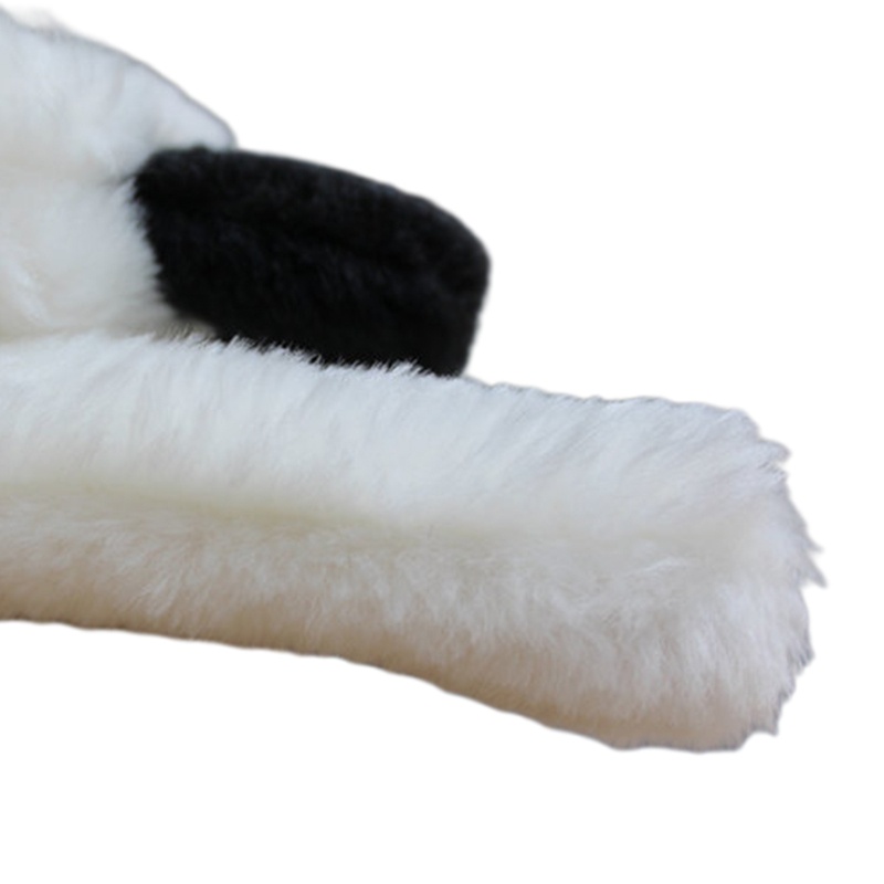Khăn choàng cổ bằng vải lông dày dặn hình gấu trúc hoạt hình dễ thương cho nữ | BigBuy360 - bigbuy360.vn