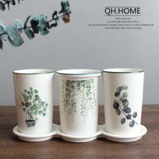 ORDER Set 3 cốc đựng kem đánh răng, bàn chải đánh răng | BigBuy360 - bigbuy360.vn