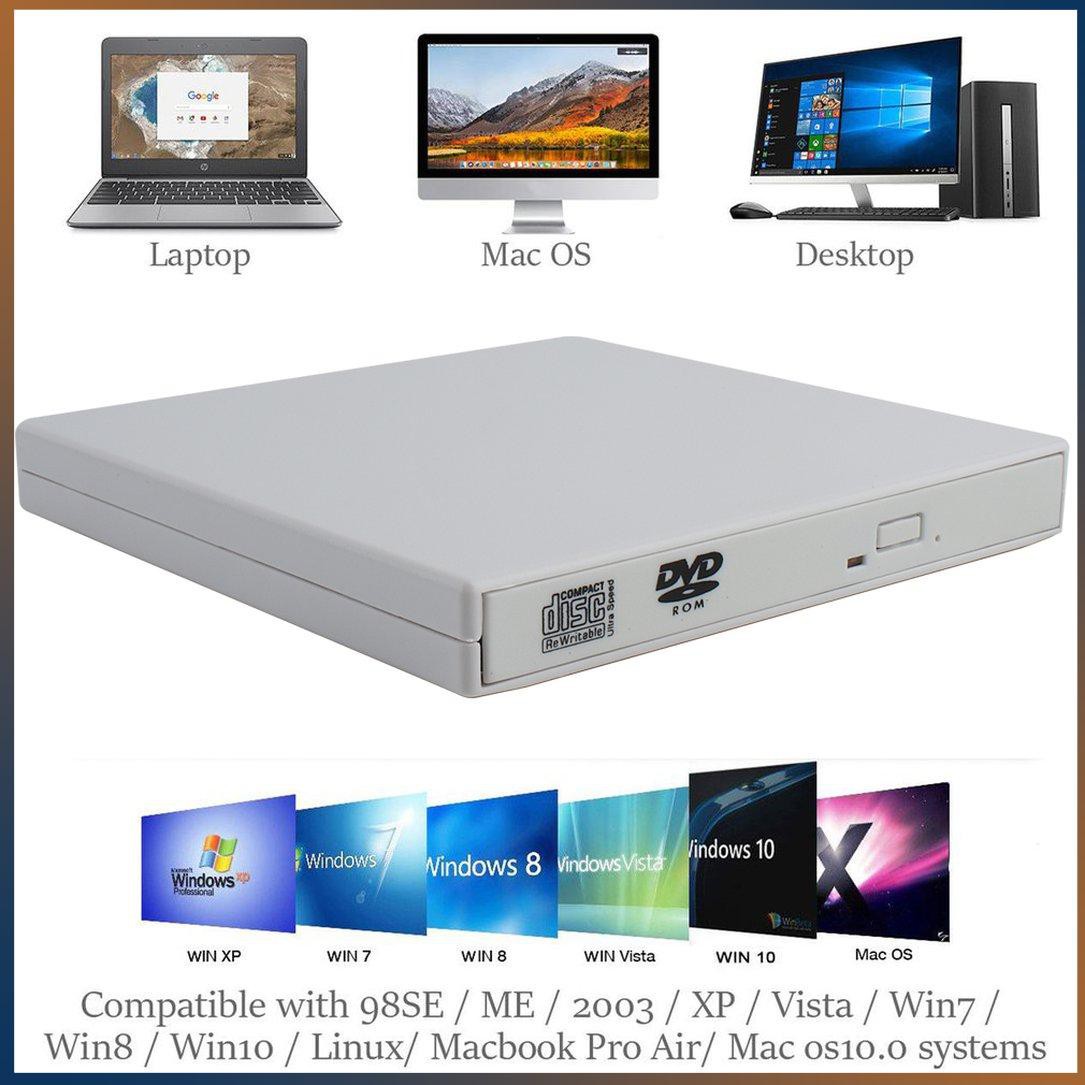 Ổ Đĩa Cd / Dvd Ngoài Usb 3.12 Cho Pc Laptop Win 7 8 | BigBuy360 - bigbuy360.vn