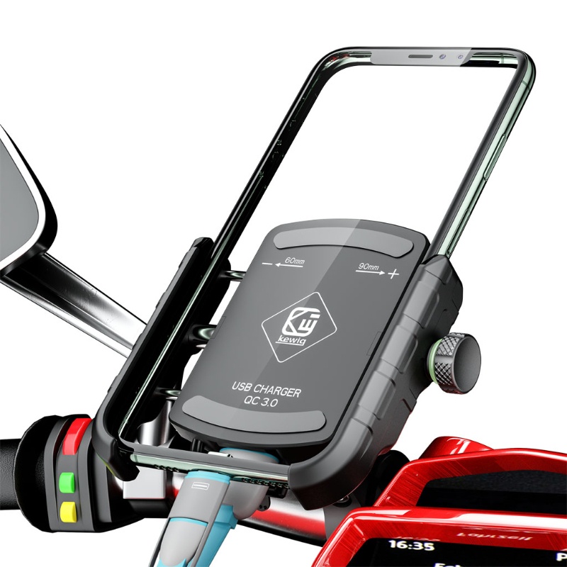 Giá Đỡ Sạc Nhanh QC3.0 USB 12V 24V Dành Cho Điện Thoại