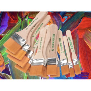 cọ vẽ bản lớn, cọ bản vuông, cọ đầu bằng