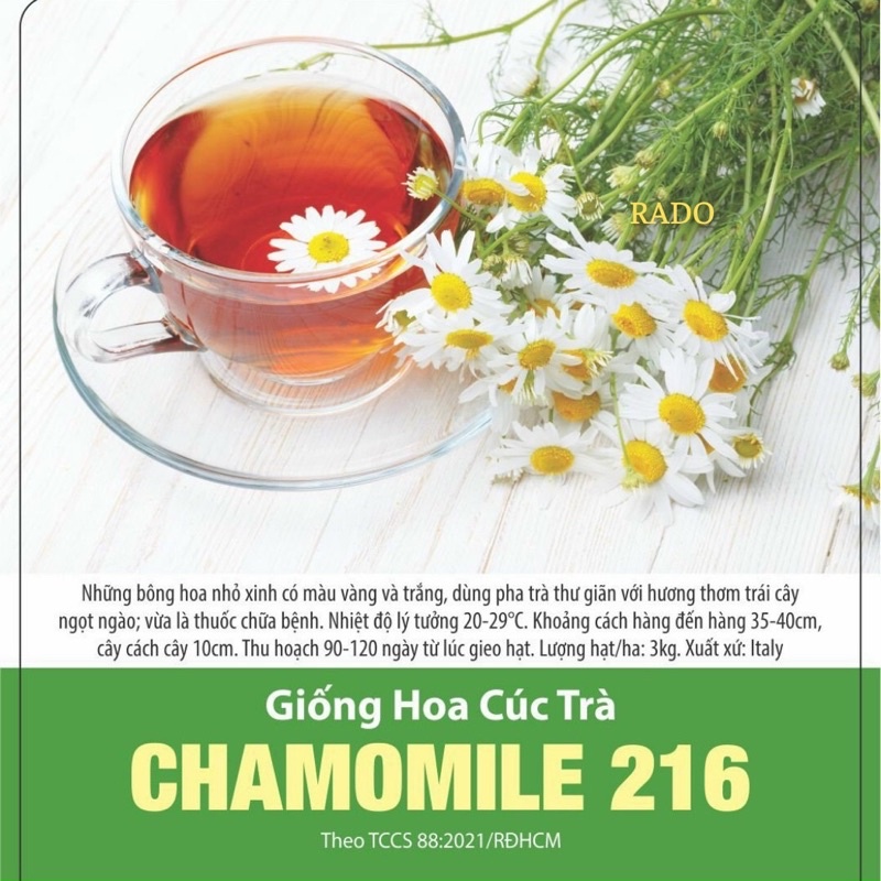 Hạt Giống Hoa Cúc Trà 216