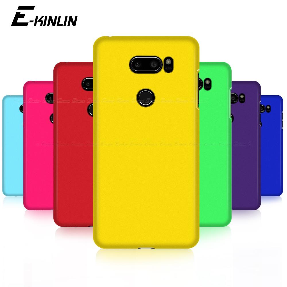Ốp Điện Thoại PC Cứng Siêu Mỏng Mặt Nhám Cho LG V50 V40 V30 V30S G7 Q6 Plus G8 ThinQ 5G Q6a