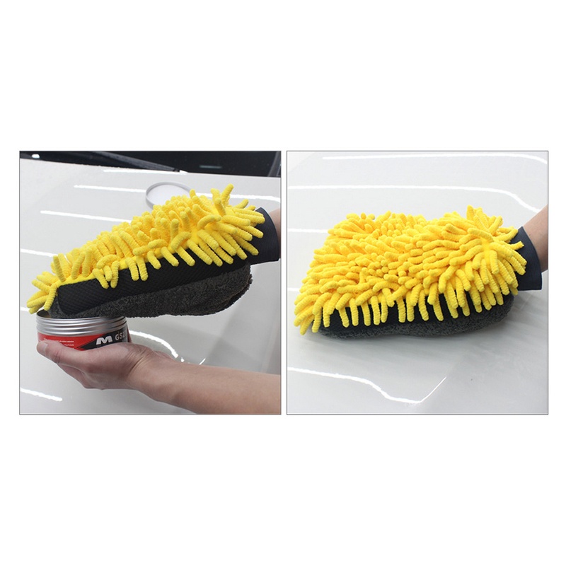 Găng Tay Lau Chùi Vệ Sinh Xe Hơi Bằng Sợi Micro Mềm Mại Chống Trầy Xước Đa Năng Tiện Dụng