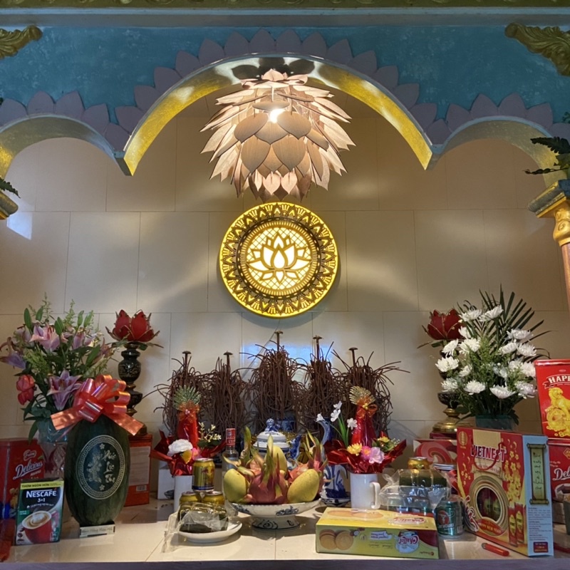 Đèn Hào Quang 3D Trang Trí Bàn Thờ / Đèn Trang Trí Bàn Thờ Cao Cấp