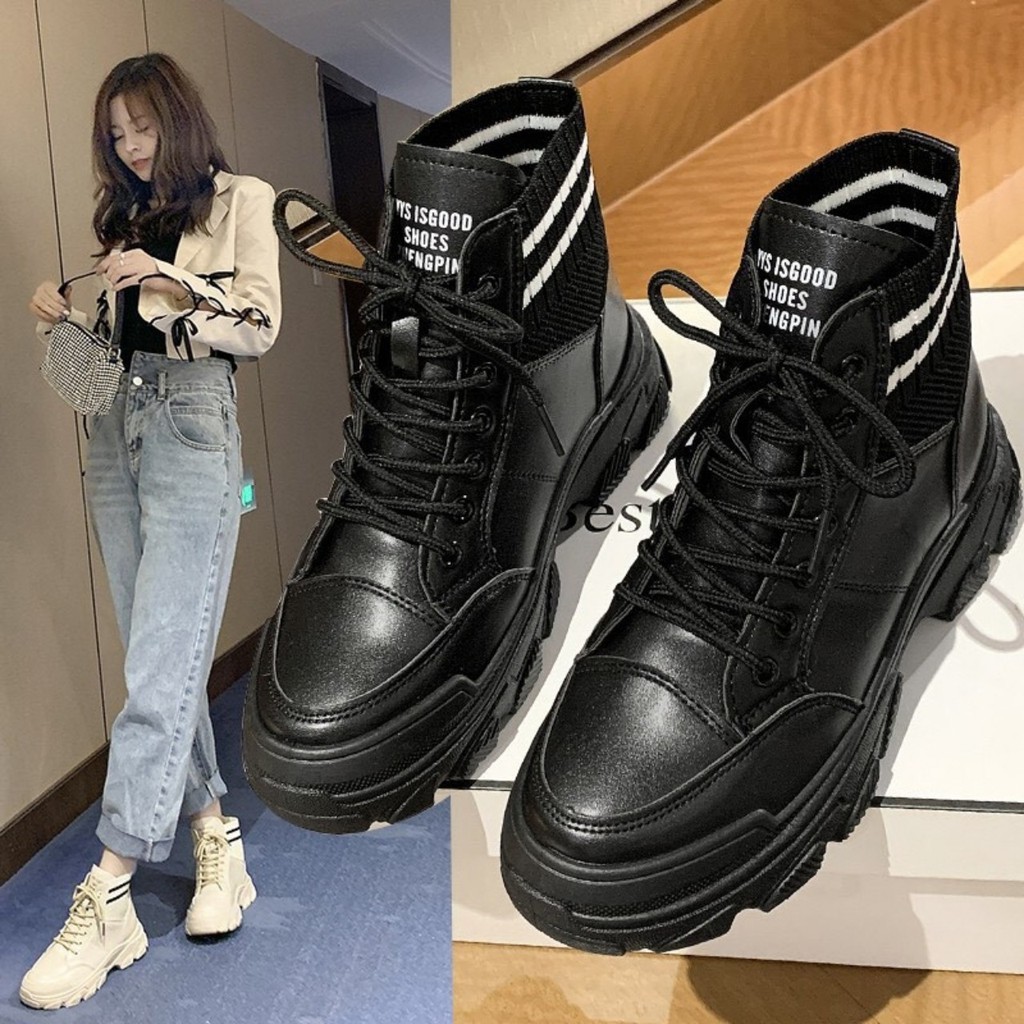 (xả lỗ) Giày bốt cổ chun cao cấp | BigBuy360 - bigbuy360.vn