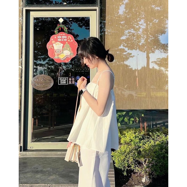 Áo 2 Dây Xoè Xếp Ly Nhẹ Form BabyDoll Năng Động Cá Tính .
