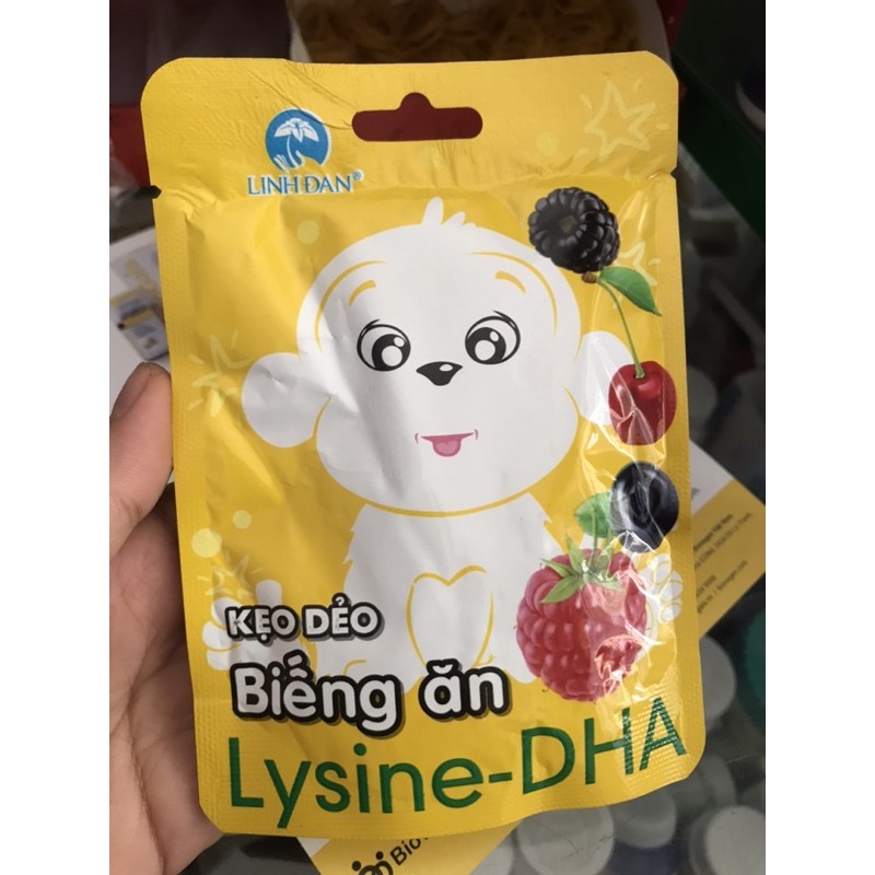 Kẹo dẻo biếng ăn Lysine-DHA Linh đan