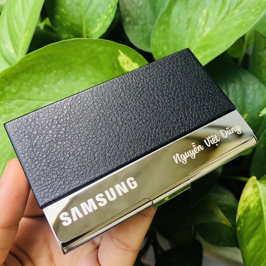 Hộp Đựng Name Card, Thẻ ATM, Ví Đựng Card Visit 652 khắc tên theo yêu cầu lấy ngay ở HÀ Nội