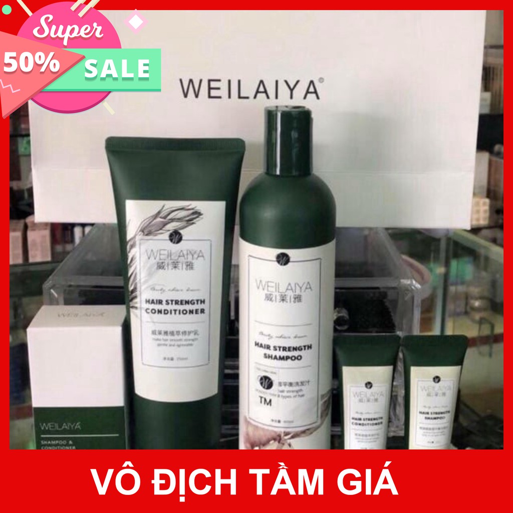 [CHÍNH HÃNG] Bộ DẦU GỘI, Xả 🍎 FREESHIP 🍎 DẦU Gội ,Xả GỪNG WEILAYA - KÍCH THÍCH MỌC TÓC Tặng Kèm 1 cặp mini | BigBuy360 - bigbuy360.vn