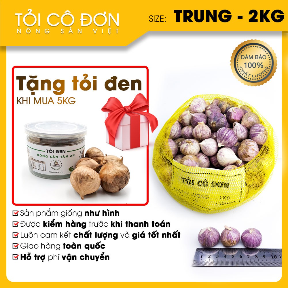 Tỏi cô đơn ( 2KG LOẠI TRUNG).