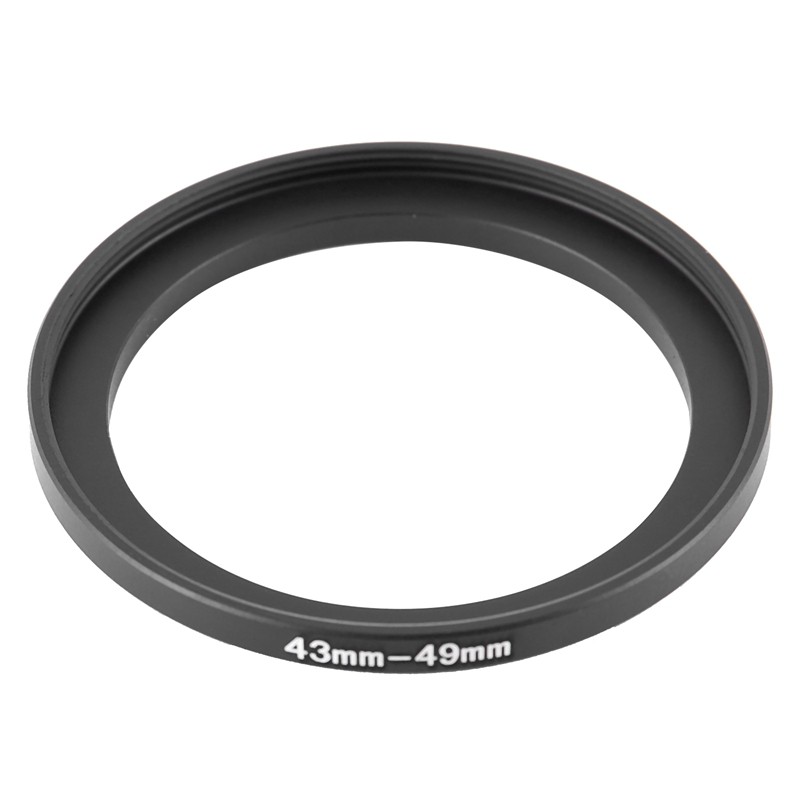 43mm to 49mm Metal Step Up Filter Ring Adapter for Camera