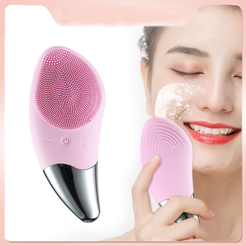 Sale !!! Máy Rửa Mặt Aikedili Sonic Facial Brush Sạc USB Chống Nước (SP001820 ) Shop Phúc Yến