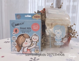 Túi trữ sữa Sunmum 250ml 20 túi