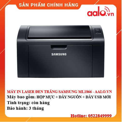 MÁY IN LASER ĐEN TRẮNG SAMSUNG ML1866 ĐÃ QUA SỬ DỤNG - AALO.VN