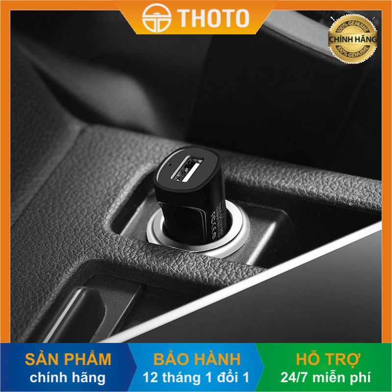 [Thoto Shop] Tẩu sạc nhanh điện thoại trên ô tô HOCO Z2 | 1 cổng USB - hàng chính hãng