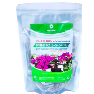 Phân bón hữu cơ khoáng Minro 5-5-5 gói 400gram