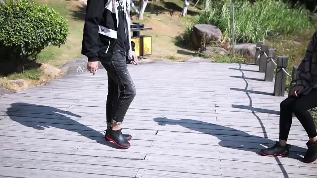 [Mã FATREND18J giảm đến 30k đơn 99k] Giày chống thấm nước nam thời trang Giày đi mưa đầu thấp Giày đi mưa Bou264 | BigBuy360 - bigbuy360.vn
