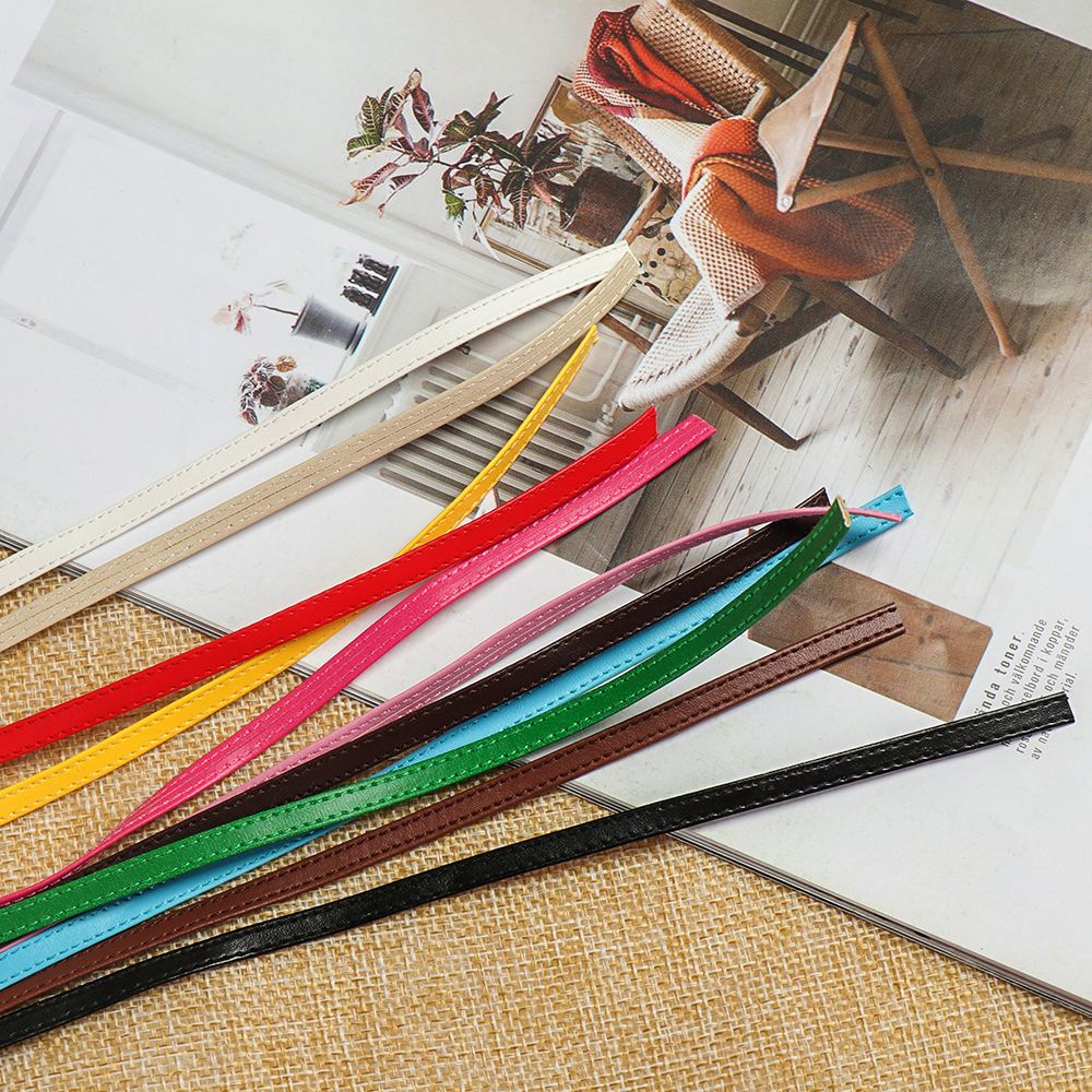 Thắt lưng da búp bê đồ chơi dài 50cm với 11 màu sắc khác nhau rộng 3/ 5mm chất lượng cao