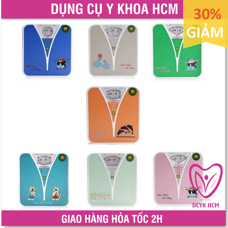 ⚡Now+Grab⚡| Cân Sức Khoẻ Cơ Học: Nhơn Hòa NHHS-120-K5 (120 Kg) (Màu Ngẫu Nhiên) - GK0510