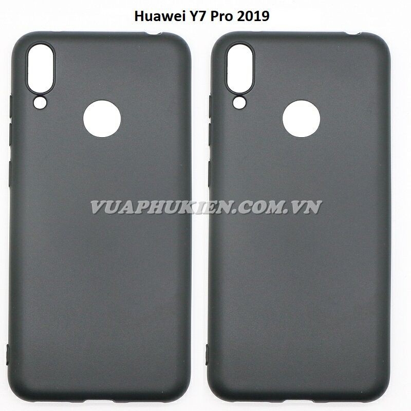 Ốp lưng silicone dẻo màu đen cho Huawei Y7 Pro 2019, Y7 Pro 2018, Honor 10 Lite, Honor 9 Lite, Y7 Prime